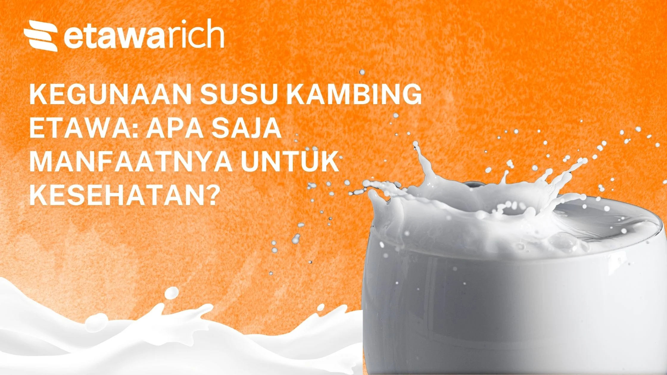 kegunaan susu kambing etawa